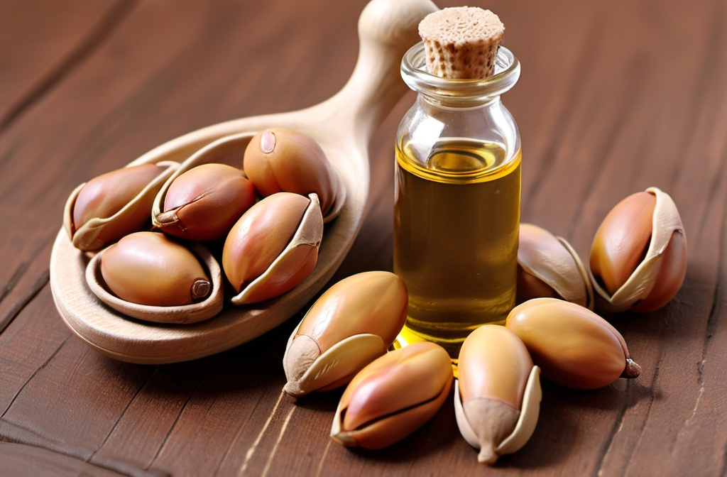 Argan oil and argan seeds